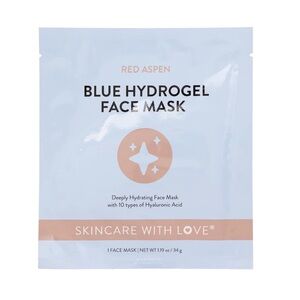 NWT Red Aspen Blue Hydrogel Face Mask